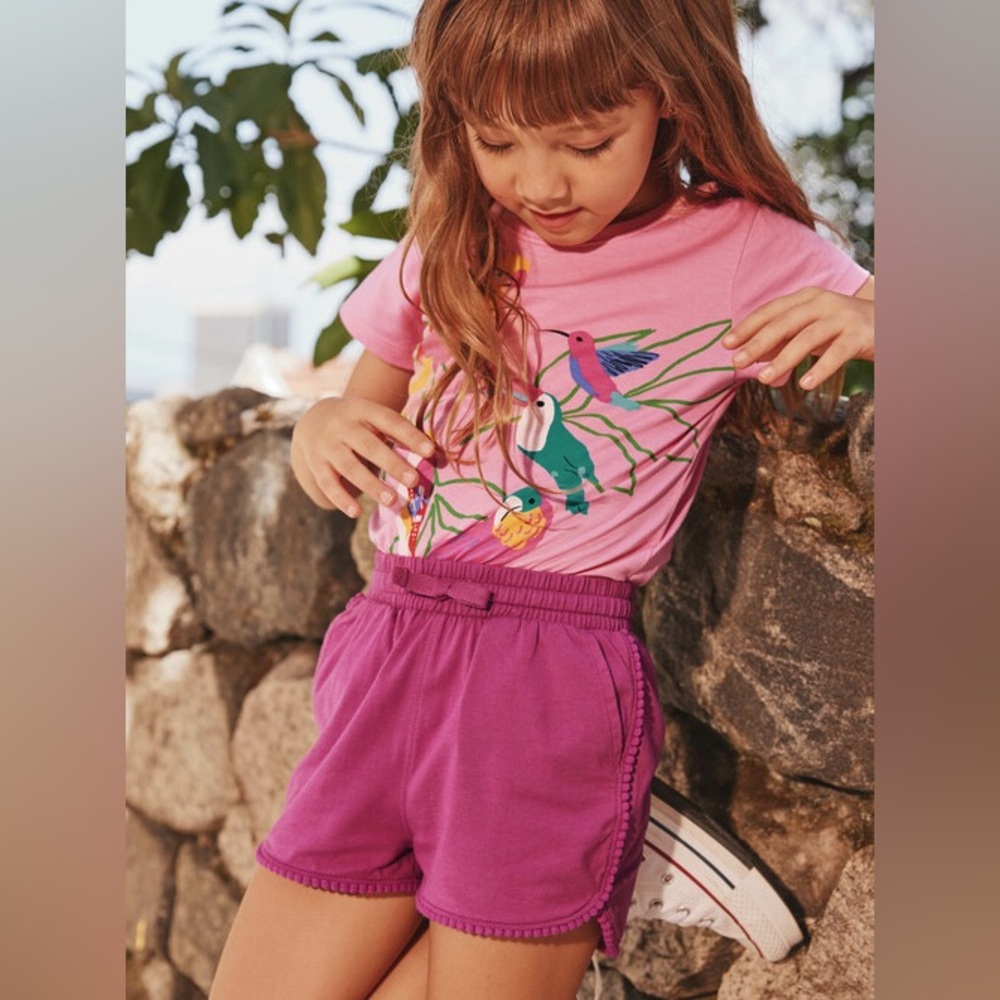 Tea Collection Pom-Pom Gym Shorts